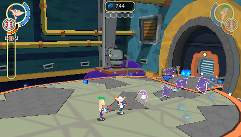Phineas And Ferb: Across The 2nd Dimension screenshot 3 for PSP
